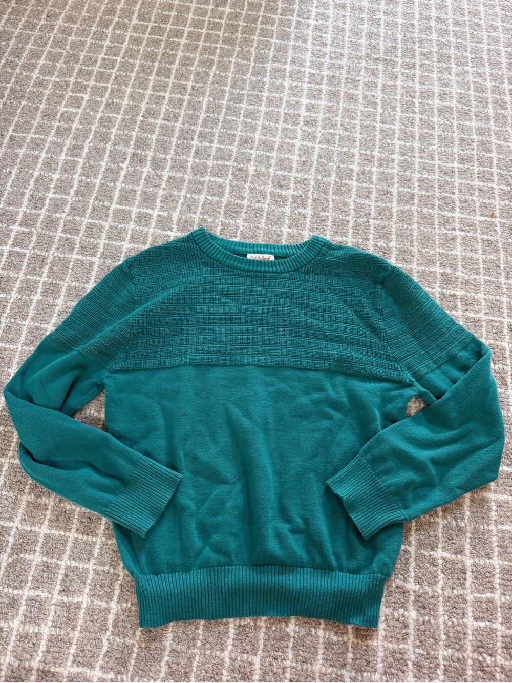 Cat & Jack Teal Crewneck Knit Sweater